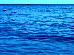 on boat in volga-river water with bikini amateurs