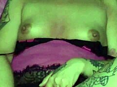 Eleina feels intense pleasure in dirty night lessons