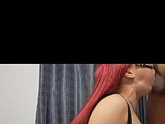 The Colombian milf receives premium attention from a large partner.