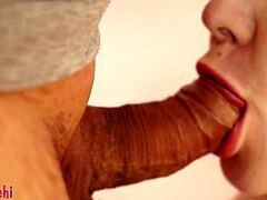 Juicy Sloppy Blowjob Close-Up Creampie