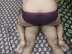 South indian couple fucks hard with anal creampie.