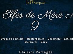 french elf talks dirty in solo scene