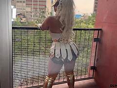 i finally found my muscled super hero after searching everywhere.