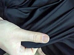 these shorts feel so soft without underwear while i stroke my cock