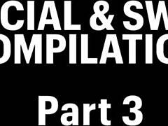 cum in mouth facials and swallowing compilation 3