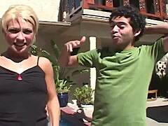 Guy yells Amber's name before fucking her nasty asshole