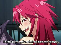 ノビーニャサキュバスヘンタイの赤毛18+がアマチュアグループセックスでギャングバン、オーラルバン！