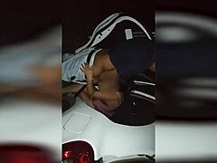 Dogging with neighbor in car, cuckold watching creampie 2021