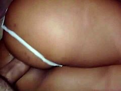 this big ass brunette babe gets spanking and anal gaping