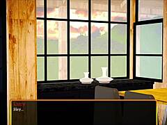 Teen Plays Game with Family Members.