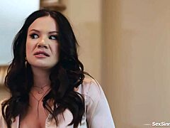 Why are you fucking my roommate too you sneaky big cock bitch in this threesome?