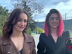 Jade And Leila At Party With Guys