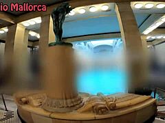 oh man i cant believe i picked up this petite spanish teen for risky public sex in the hungarian thermal bath pool, bent over and all - valentina lapiedra