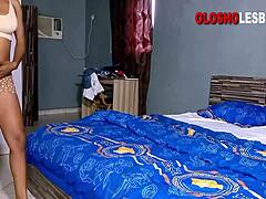 Olosho lesbians - boobs sucking fun in my hostel