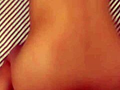 Hidden vibrator oral sex leaves me blushing all over