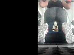 Hot Mexican Teen Bends Over in Gym 😏