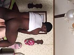 Granny takes young black dick deep in hardcore action.