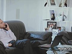 curvy blonde craves deep anal 😈