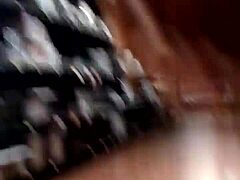 Anal sex in Walmart, voyeur catches the action.