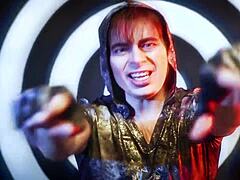 ALEX ANGEL sings a LESBIAN SONG in GROUP SETTING