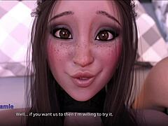 jamie joins the group for some intense game action with big tits and orgasms