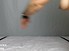 Amateur rides the bitch anal. Big tits and ass shake wildly.