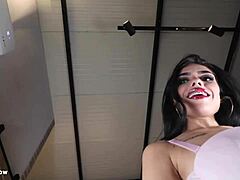 Baddies blow dulce maria in anal blowjob interracial facial