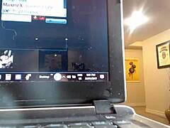 maxine x, the big-boobed black mature babe in lingerie, touched her wet clit and tits.