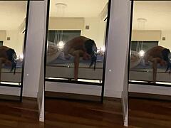 after the party, this petite 18+ latina lynn scream got choked in pov homemade sex with shaved pussy spreading and cum on ass.