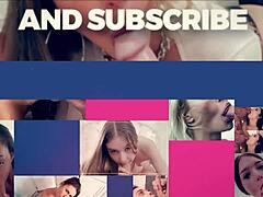 Busty blonde get her throat lubed with cock juice