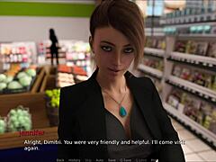 inside jennifer 7 with cute curvy outfit in 3d porn.