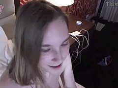 Mr. Brogan intensely fucks blonde claire and cums in her ass