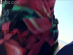 Milf Jerks Cock In Public Surprise!