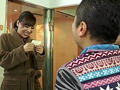 JAPANESE TEEN Model SEDUCES To SUCK And CUM In MOUTH After Job!