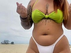 hey, that cheese seller couldn't stop staring at my pussy on the beach