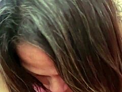 that hot latina teacher is sucking her student's big cock so eagerly