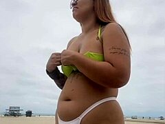 hey, that cheese seller couldn't stop staring at my pussy on the beach