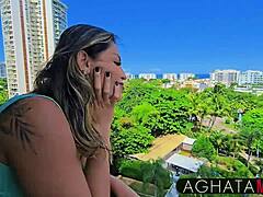 I let my Mexican cousin play with me and it turned into such a hot cuckold ride.