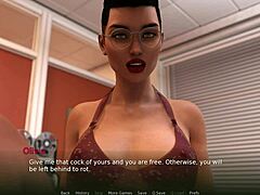 In this alternative punishment game, rina faces her ending with intense challenges