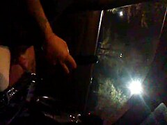 jerking off alone in the car