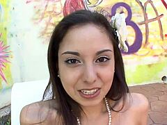 skinny petite 18+ slut gets pov analsex from amateurs