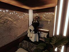 my bunny needed help? she wanted me to fuck her with my demon dick