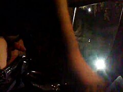 jerking off alone in the car