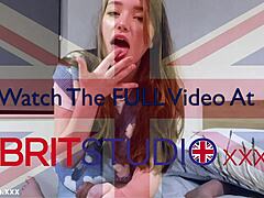 i give oily handjob as sexy brit teen at exhibitionist party