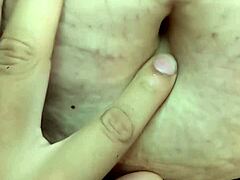 Exploring the navel of a beautiful latina milf amateur