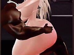 Punishing A Good White Female In Imvu With Monster Cock