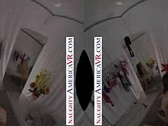 Bianca Burke, Kit Mercer, and Rachael Cavalli in dressing room