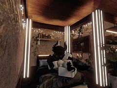 my bunny needed help? she wanted me to fuck her with my demon dick