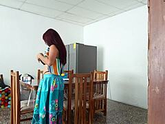 sinful maid spreads her pretty pussy open for you