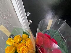 Two sluts share one monster cock, says the ebony babe with natural tits